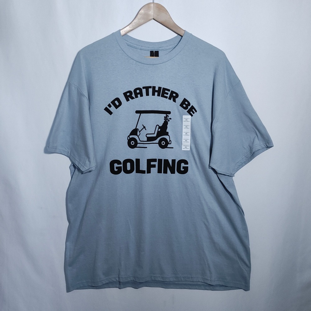 PTIMA Montage Graphic T‑Shirt Men's 2XL "I'd Rather Be Golfing" NWOT